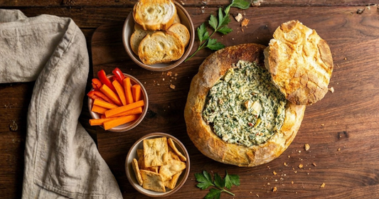 High Protein Spinach Dip