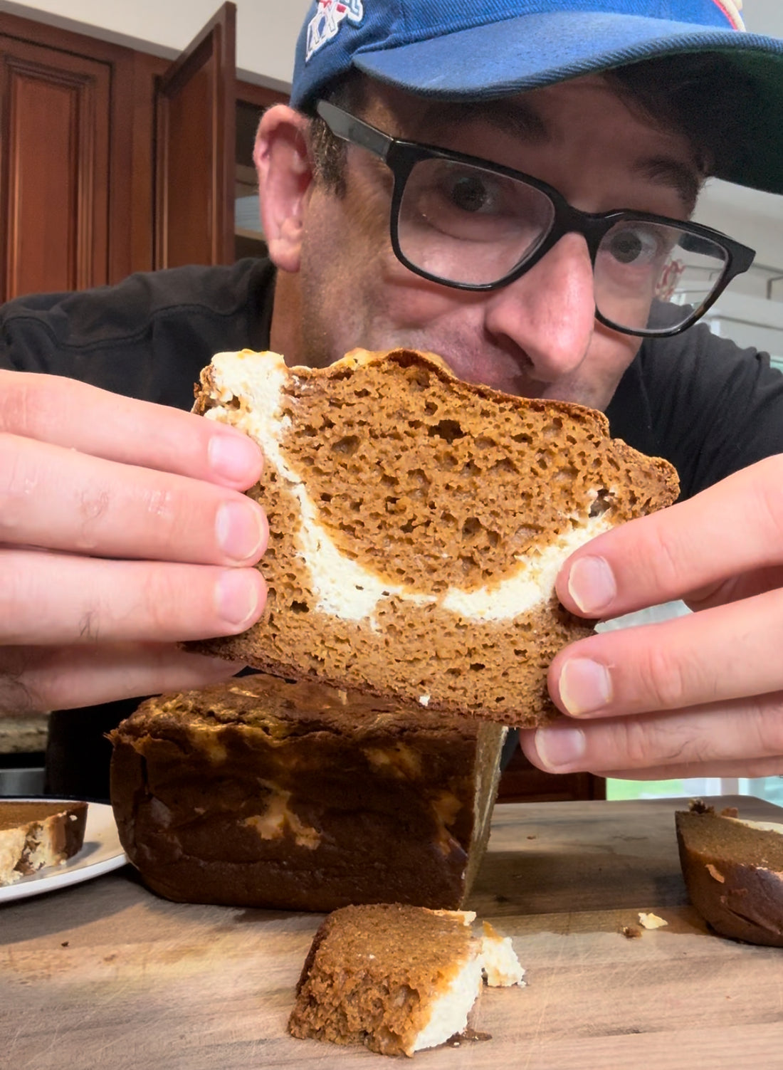 Pumpkin Cream Cheese Bread